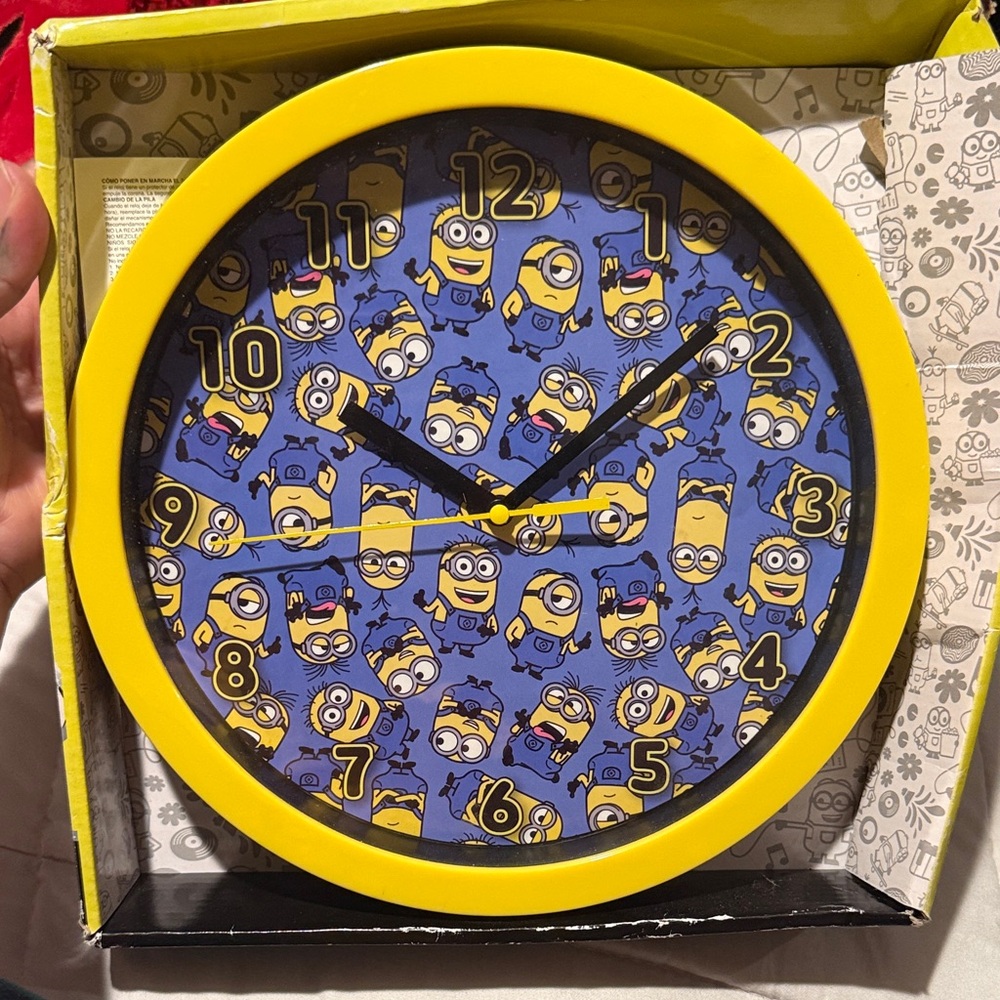 Minions Illuminations brand BnIB Yellow and Blue Minions Wall Clock